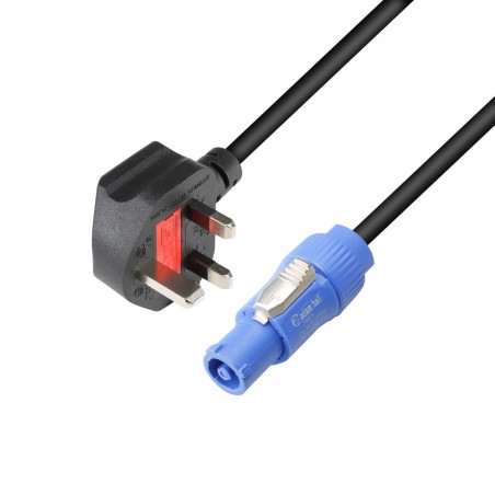 Adam Hall Cables 8101 PCON 0150 X GB - Przewód zasilający BS1363/A - PowerLink 1,5 mm? 1,5 m Wielka Brytania - 1