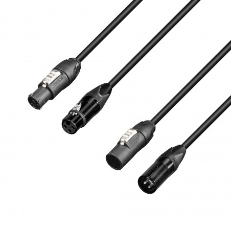 Adam Hall Cables 8101 PSDP 1000 N - Kabel DMX & power Neutrik ® powerCON TRUE1 TOP & Neutrik ® XLR 10 m - 1