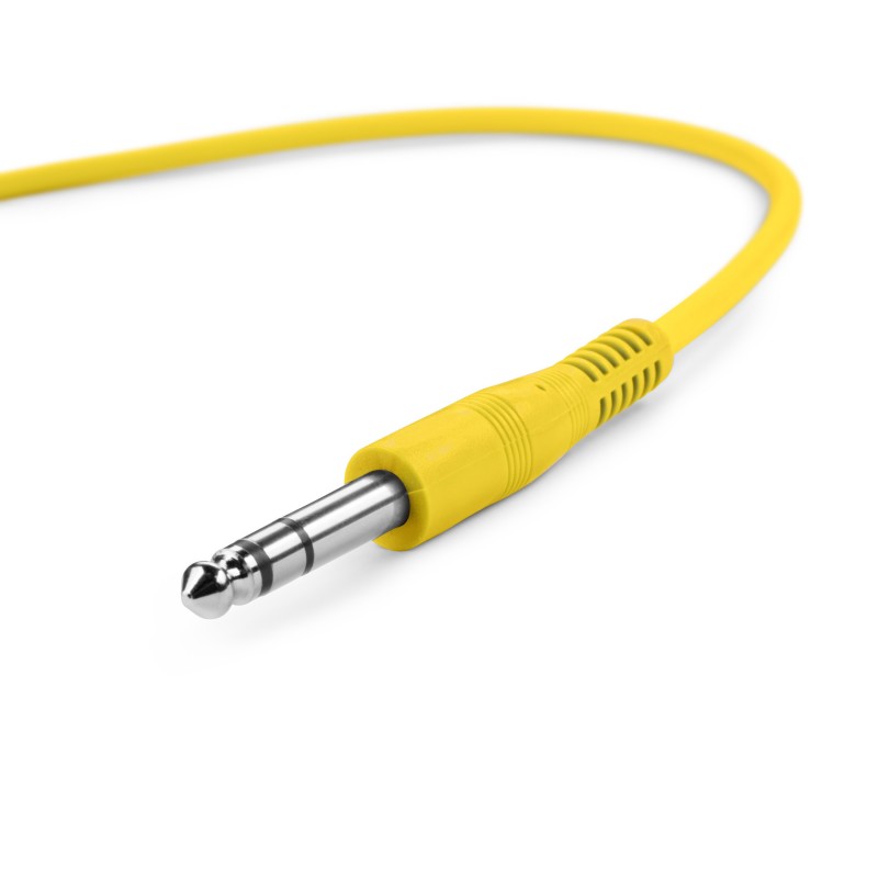 Adam Hall Cables 3 STAR BVV 0015 SET - Zestaw 6 kabli Patch Cables 6,3 mm Jack Stereo 0,15 m - 3