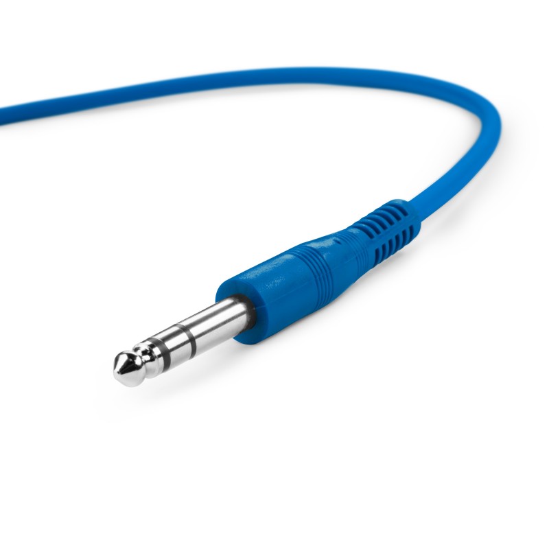 Adam Hall Cables 3 STAR BVV 0015 SET - Zestaw 6 kabli Patch Cables 6,3 mm Jack Stereo 0,15 m - 5