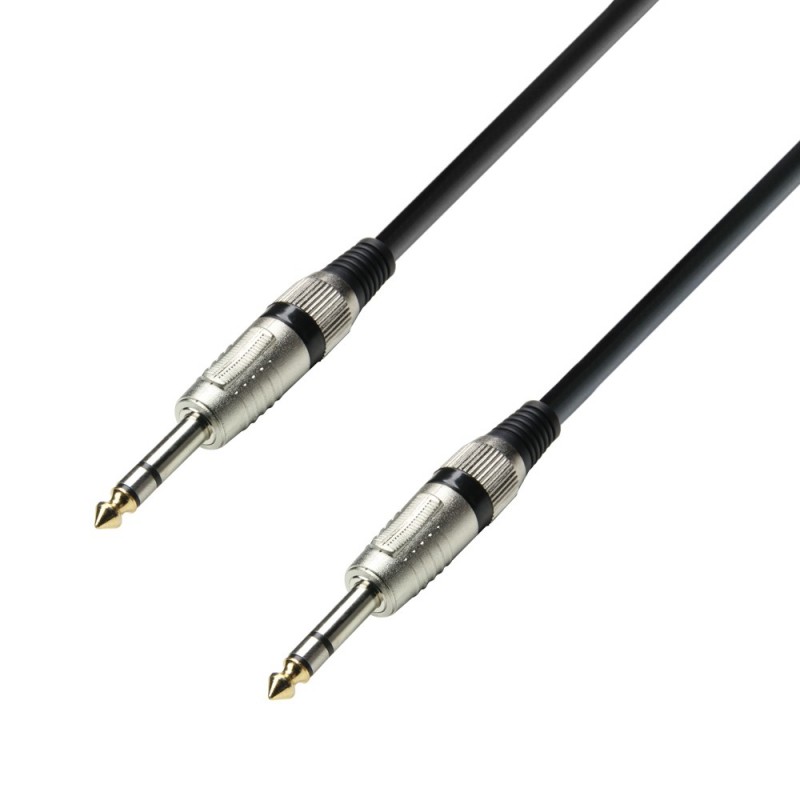 Adam Hall Cables 3 STAR BVV 0090 - Kabel audio jack stereo 6,3 mm – jack stereo 6,3 mm, 0,9 m - 1