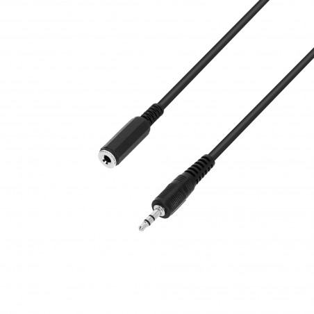Adam Hall Cables 3 STAR BYW 0100 - Kabel przedłużający 3,5 mm jack stereo, 1 m - 1