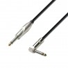 Adam Hall Cables 3 STAR IPR 0900 - Kabel instrumentalny jack mono 6,3 mm – jack mono 6,3 mm wtyczka kątowa, 9 m - 1
