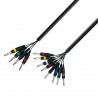 Adam Hall Cables 3 STAR L8 VP0 300 - Kabel Multicore 4 x jack stereo 6,3 mm – 8 x jack mono 6,3 mm, 3 m - 1 Adam Hall Cables 3 STAR L8 VP0 300 - Kabel Multicore 4 x jack stereo 6,3 mm – 8 x jack mono 6,3 mm, 3 m - 1
