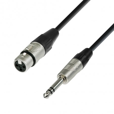 Adam Hall Cables 4 STAR BFV 0150 - Kabel mikrofonowy REAN XLR żeńskie – jack stereo 6,3 mm, 1,5 m - 1