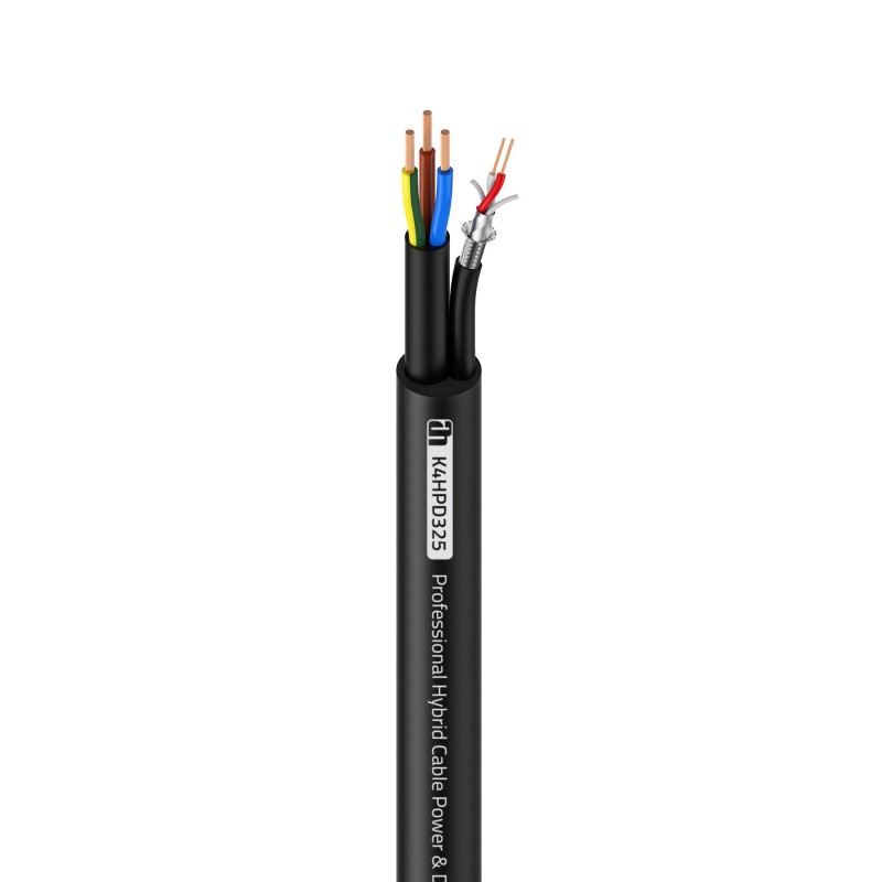 Adam Hall Cables 4 STAR HPD 325 - Kabel hybrydowy power & DMX 3 x 2,5 mm & 2 x 0,22 mm - 1