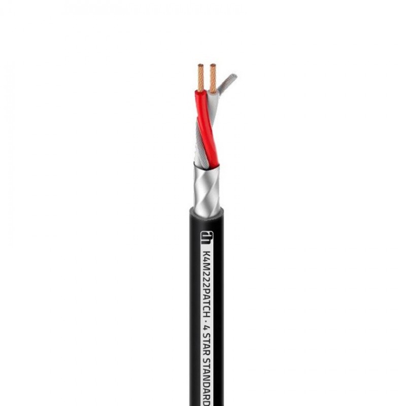 Adam Hall Cables 4 STAR M 222 PATCH - Kabel Patch do mikrofonu 2 x 0,22 mm - 1