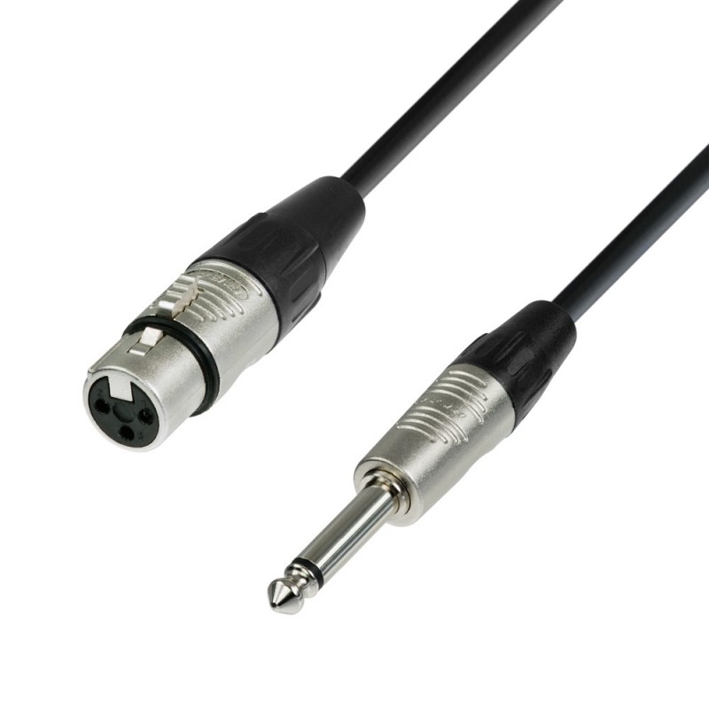 Adam Hall Cables 4 STAR MFP 0600 - Kabel mikrofonowy REAN XLR żeńskie – jack mono 6,3 mm, 6 m - 1