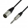 Adam Hall Cables 4 STAR MMP 0300 - Kabel mikrofonowy REAN XLR męskie – jack mono 6,3 mm, 3 m - 1