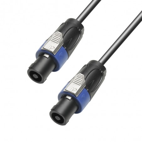 Adam Hall Cables 4 STAR S215 SS 1000 - Kabel głośnikowy 2 x 1,5 mm? 4-stykowe standardowe wtyki głośnikowe 10 m - 1
