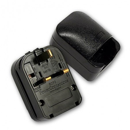 Adam Hall Connectors KSCP 3 - Adapter zestyk ochronny/UK czarny 13 A - 1