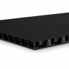 Adam Hall Hardware 0594 BB - Płyta komorowa z polipropylenu SolidLite® czarny / czarny 9,4 mm, 2500 x 1250 mm - 2