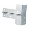 Adam Hall Hardware 2640 - Zawias o profilu L, stal, ocynkowany - 1