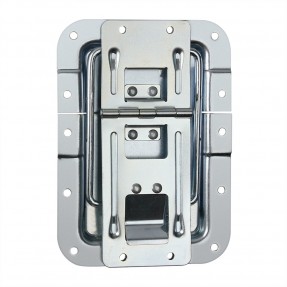 Adam Hall Hardware 270837 - Ogranicznik pokrywy, duży, zagięty, z zawiasem i funkcją Klick-Stop - 1