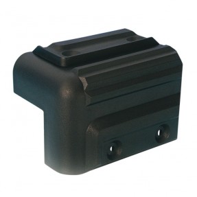 Adam Hall Hardware 4009 - Profil kątowy do głośników, tworzywo sztuczne, możliwość ułożenia w stos, czarny - 1