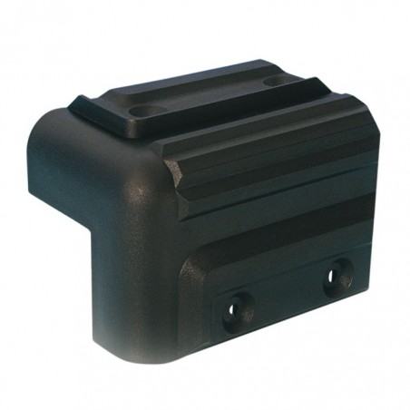Adam Hall Hardware 4009 - Profil kątowy do głośników, tworzywo sztuczne, możliwość ułożenia w stos, czarny - 1