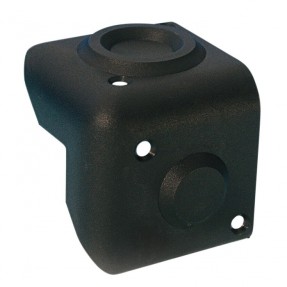 Adam Hall Hardware 4018 - Profil kątowy do głośników, tworzywo sztuczne, możliwość ułożenia w stos, czarny - 1