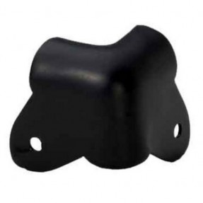 Adam Hall Hardware 4023 BLK - Narożnik, dwuramienny, czarny - 1