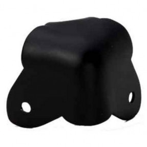 Adam Hall Hardware 4026 BLK - Narożnik, dwuramienny, czarny ze ścięciem środkowym - 1