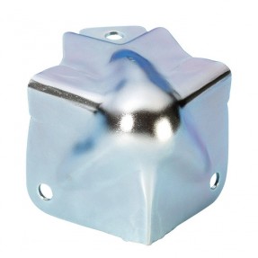 Adam Hall Hardware 41182 - Narożnik kulkowy, średni, zintegrowany z profilem L, zagięty 30 mm - 1