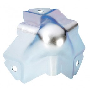 Adam Hall Hardware 4119 - Narożnik kulkowy, średni, trójramienny, zagięty 30 mm - 1