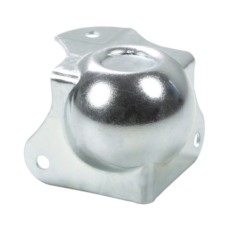 Adam Hall Hardware 41263 - Narożnik kulkowy, średni, zintegrowany z profilem L 40 mm, zagięty 30 mm, z niecką do układania w sto Adam Hall Hardware 41263 - Narożnik kulkowy, średni, zintegrowany z profilem L 40 mm, zagięty 30 mm, z niecką do układania w sto