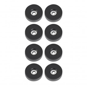 Adam Hall Hardware 4906 M8 AH - Komplet ośmiu nóżek gumowych, 38 x 10 mm, w woreczku - 1