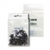 Adam Hall Hardware 5420 BLK M100 AH - Komplet stu czarnych śrub krzyżakowych M3 x 10 z nakrętką do złącza XLR, w woreczku - 3 Adam Hall Hardware 5420 BLK M100 AH - Komplet stu czarnych śrub krzyżakowych M3 x 10 z nakrętką do złącza XLR, w woreczku - 3