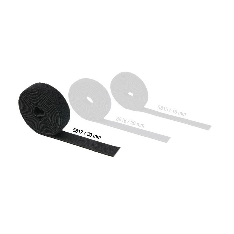 Adam Hall Hardware 5817 - Taśma rzepowa, dwustronna, szerokość: 30 mm - 1 Adam Hall Hardware 5817 - Taśma rzepowa, dwustronna, szerokość: 30 mm - 1