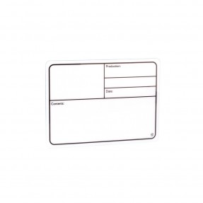 Adam Hall Hardware 88002 - Samoprzylepna etykieta na opis z tworzywa sztucznego, biała, 220 x 150 mm - 1