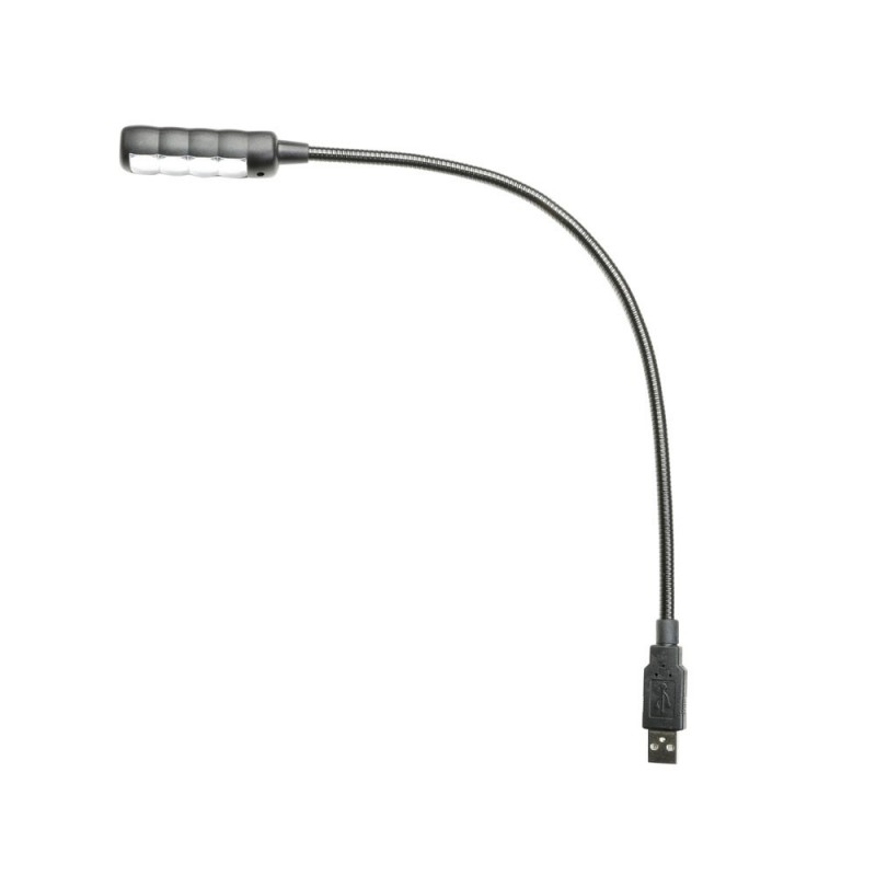 Adam Hall Stands SLED 1 ULTRA USB - Lampka USB z wysięgnikiem typu "gęsia szyja" i 4 diodami LED COB - 1