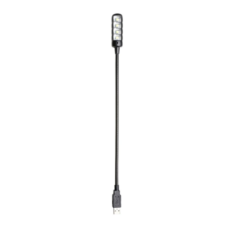 Adam Hall Stands SLED 1 ULTRA USB C - Lampka USB z wysięgnikiem typu "gęsia szyja" i 4 diodami LED COB i wyborem kolorów - 2