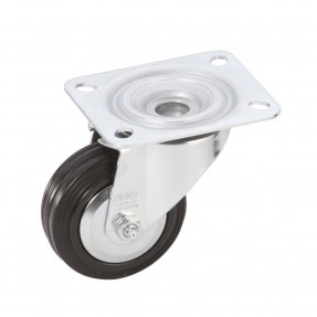 Blickle 370081 - Kółko zwrotne 80 mm z czarną oponą - 1