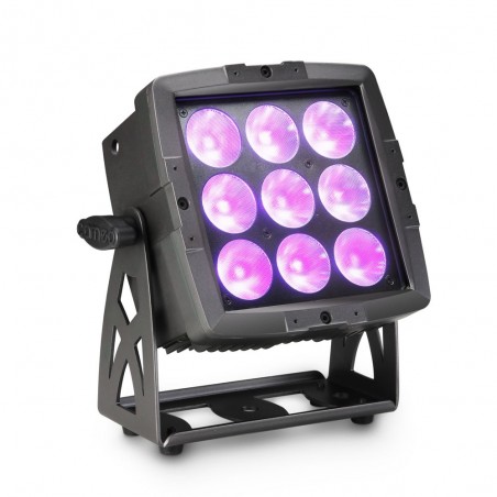 Cameo FLOOD 600 IP65 - Płaska lampa PAR do użytku zewnętrznego z 9 x 12 W RGBWA + UV LED 6 w 1 - 1