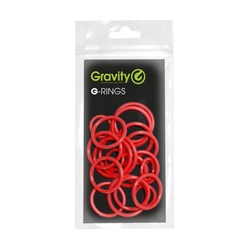 Gravity RP 5555 RED 1 - Uniwersalny zestaw pierścieni Gravity, czerwony - 2