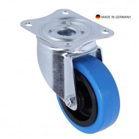 Tente 37033 - Kółko zwrotne 100 mm z niebieską oponą - 1