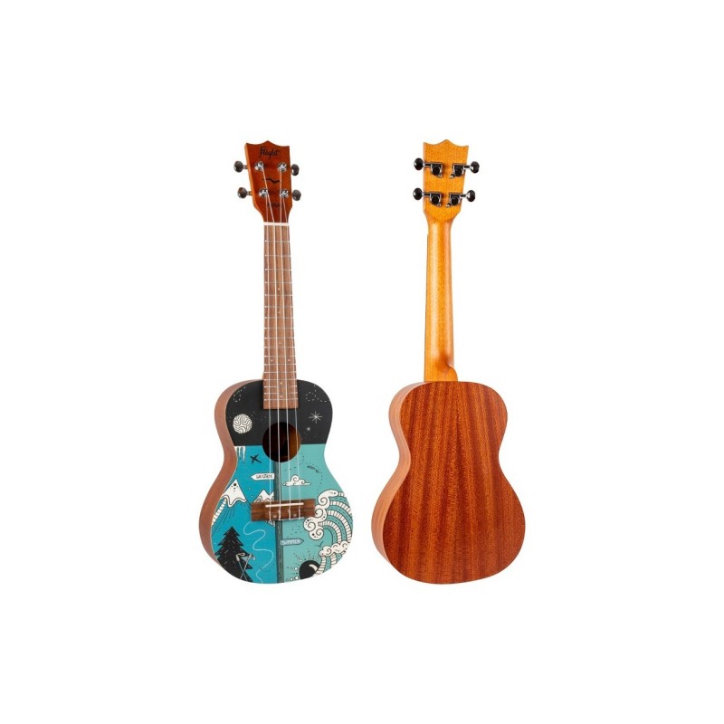 Flight AUC33 Two Seasons - ukulele koncertowe z pokrowcem - 2