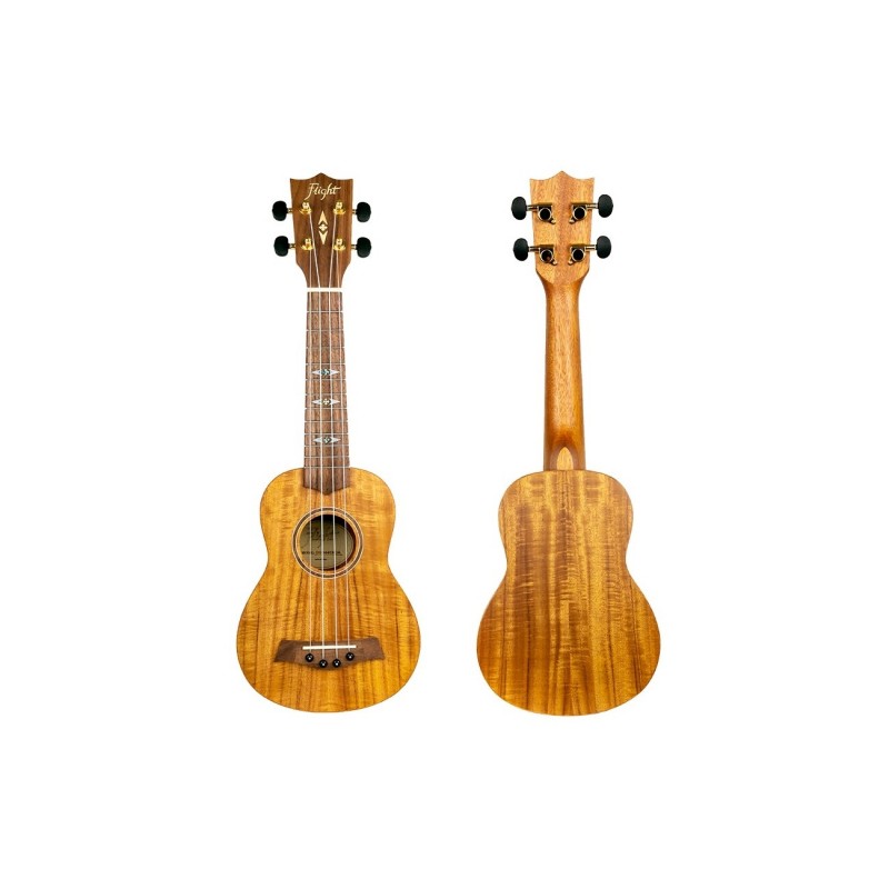 FLIGHT DUS440 ACACIA - ukulele sopranowe z pokrowcem - 2