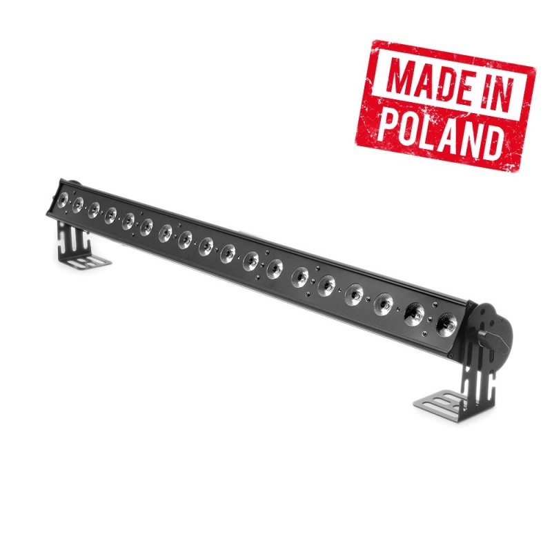 Flash LED WASHER 18x10W RGBW 4w1 - 3 SEKCJE Mk2 - 3 Flash LED WASHER 18x10W RGBW 4w1 - 3 SEKCJE Mk2 - 3