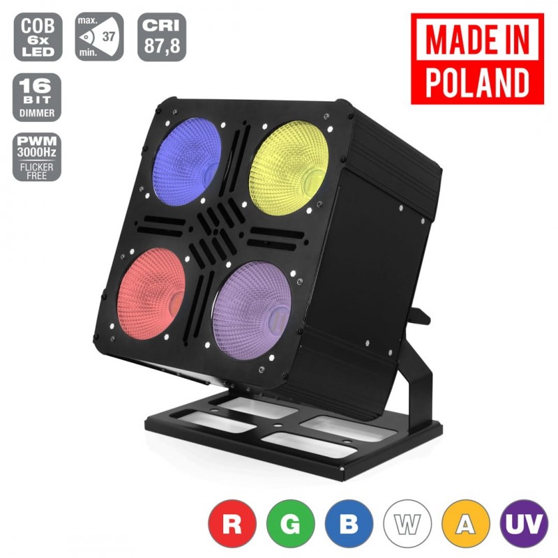 Flash LED BLINDER 1.2kW RGBWA+UV 6w1 COB Mk2 - 1