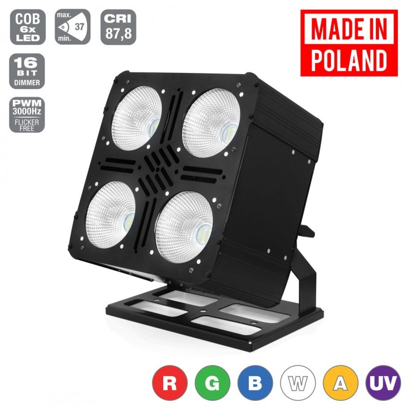 Flash LED BLINDER 1.2kW RGBWA+UV 6w1 COB Mk2 - 2