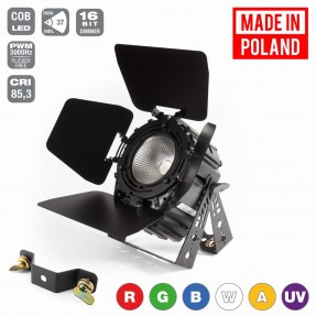 Flash LED PAR 64 COB SHORT Mk2 200W/300W [RGBWA+UV] / [RGBW] / [UV] - 1