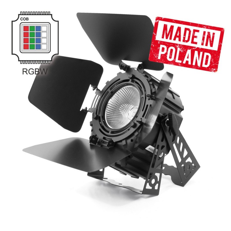 Flash LED PAR 64 200W 4w1 SHORT COB RGBW + BARNDOOR Mk2 - 1 Flash LED PAR 64 200W 4w1 SHORT COB RGBW + BARNDOOR Mk2 - 1