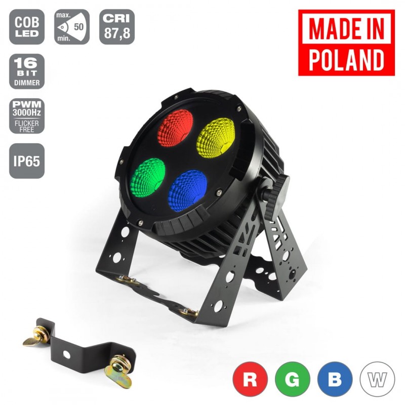 Flash LED PAR 64 4x30W RGBW Alu Cast -IP65- Mk2 [TRUE1 Cable Plug] / [TRUE1 Chassis Connectors] / [schuko IP44] - 2