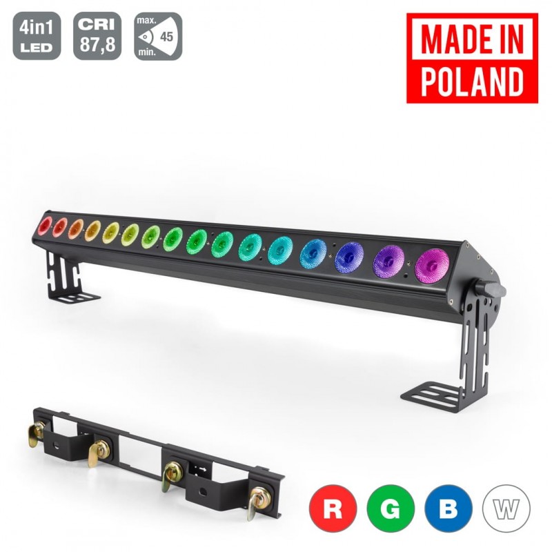 Flash LED WASHER 16x10W RGBW 4in1 45° - 16 sections Mk2 - 1 Flash LED WASHER 16x10W RGBW 4in1 45° - 16 sections Mk2 - 1