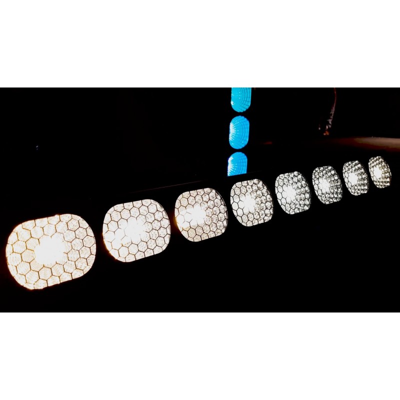 Flash Vintage LED WASHER 12x30W White 4w1 (2000K, 3000K, 4000K, 9000K) COB 12 SEKCJI - SHORT Mk2 - 2