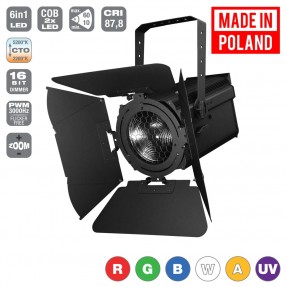 Flash LED Fresnel Lantern ZOOM Mk2 250W/300W [2xWhite - 2200-5200K] / [RGBWA+UV] - 1