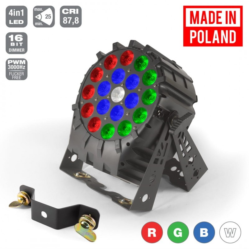 Flash LED PAR 64 19x10W 4in1 RGBW 4 Sections Short - 1 Flash LED PAR 64 19x10W 4in1 RGBW 4 Sections Short - 1