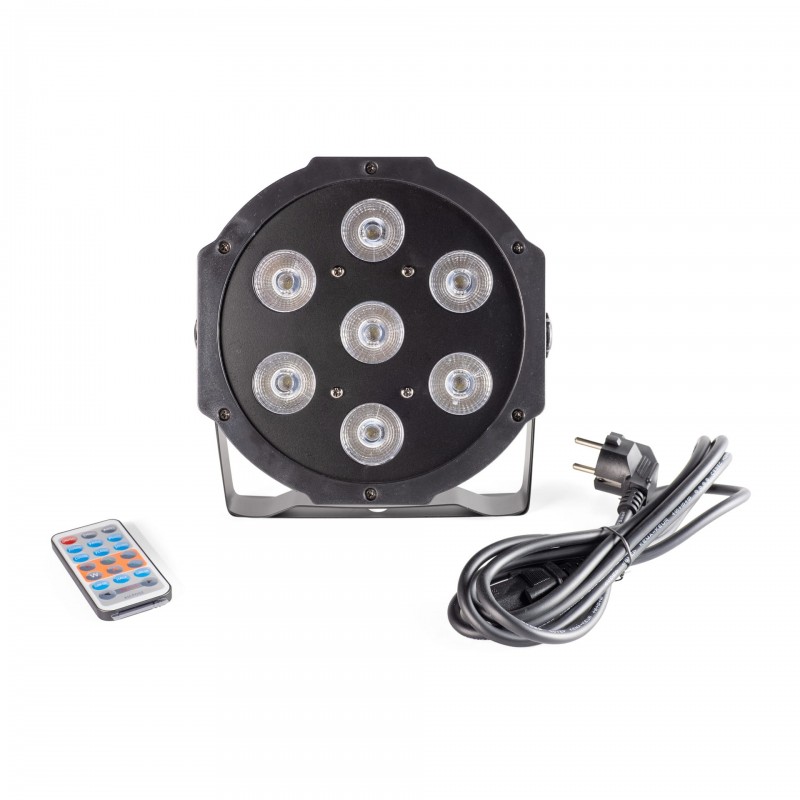 Flash LED PAR 56 7x10W RGBW SOCETS +IR - 7