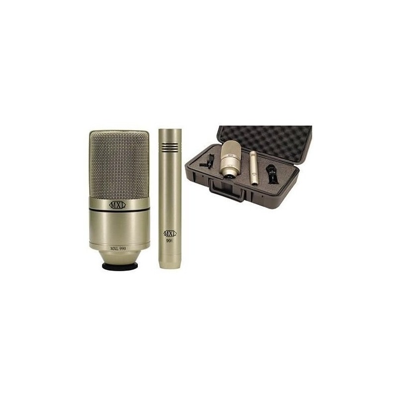 MXL 990sls991 - zestaw mikrofonów pojemnościowych